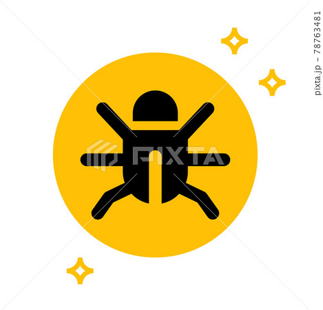bug icon vector design illustration 78763481
