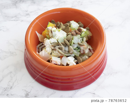 愛犬、愛猫のための健康的なドッグフード、キャットフード、犬ごはん 78763652