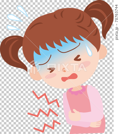 一個肚子疼的女孩 一個肚子疼的女孩 78763744