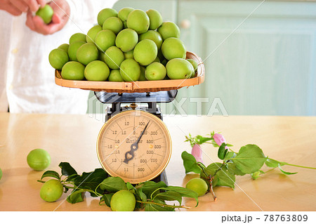 ウメシュ作り　計量中 78763809