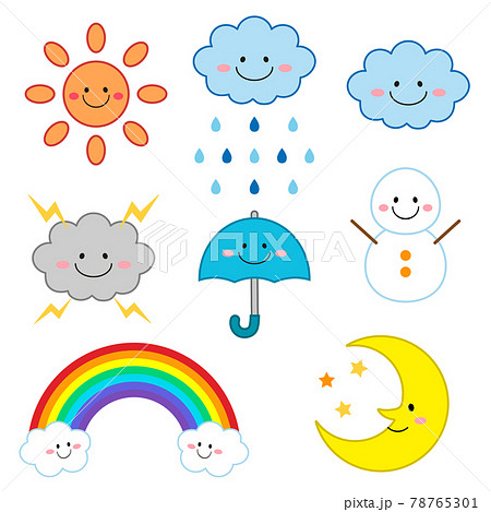 天気のアイコンセット 78765301