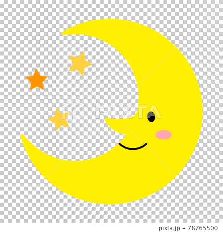 可愛い月のアイコン 可愛い月のアイコン 78765500