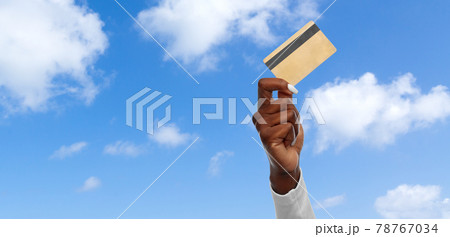 hand of african american woman with credit card hand of african american woman with credit card 78767034