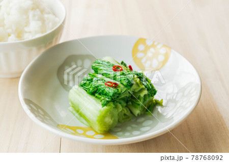 早採り山東菜の浅漬け 78768092