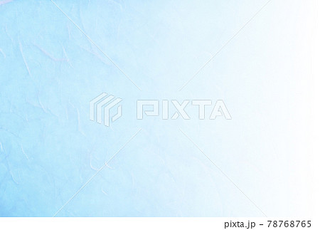 雲龍和紙02 淡い水色 左から右に薄くなるグラデーション和紙 背景素材 他色有りの写真素材