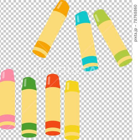 カラフルなクレヨン 78768860