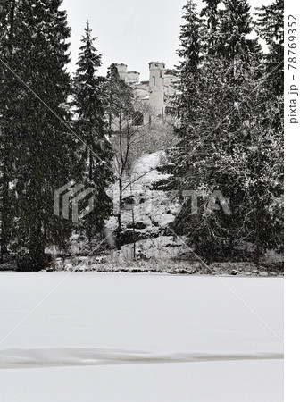 Winter view on park Monrepo in Vyborg, Russia 78769352