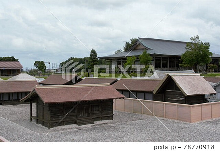 「斎宮跡歴史ロマン広場」のジオラマ 「斎宮跡歴史ロマン広場」のジオラマ 78770918