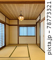 スッキリした和室。障子。 78773321