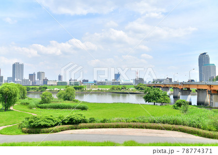 新荒川大橋／川口市方面を望む(東京都北区)【2021.6】 78774371