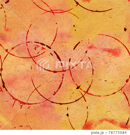 Seamless pattern of stains from glasses of wine on old paper Seamless pattern of stains from glasses of wine on old paper 78775084