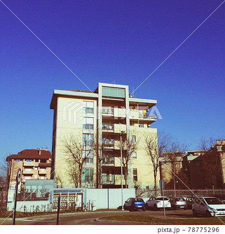 Buildings in Settimo Milanese, Italy, 2019. 78775296