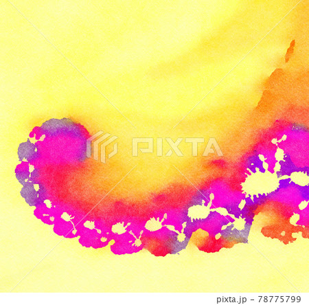 Abstract watercolor painting spiral background 78775799