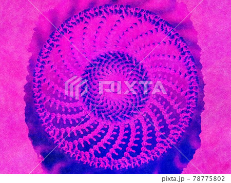 Abstract watercolor mandala art purple background 78775802