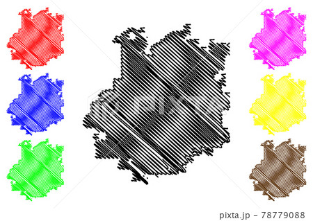 Sioux Falls City (United States cities, United States of America, usa city) map vector illustration, scribble sketch City of Sioux Falls map 78779088
