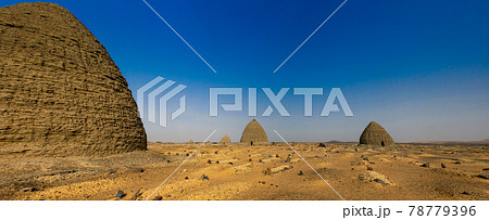 Tombs of Old Dongola Cemetery and Tombs in the North of the Sudanese Desert Tombs of Old Dongola Cemetery and Tombs in the North of the Sudanese Desert 78779396