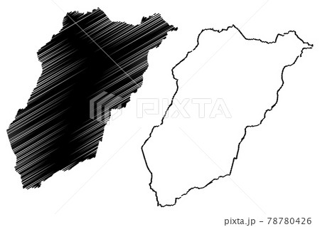 Lavalleja Department (Departments of Uruguay, Oriental Republic of Uruguay) map vector illustration, scribble sketch Lavalleja map.... 78780426