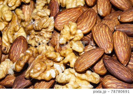 Almond and walnut Almond and walnut 78780691