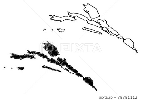 Dubrovnik-Neretva County (Counties of Croatia, Republic of Croatia) map vector illustration, scribble sketch Dubrovnik Neretva (Korcula, Lastovo, Mljet, Sipan, Lopud and Kolocep island) map Dubrovnik-Neretva County (Counties of Croatia, Republic of Croatia) map vector illustration, scribble sketch Dubrovnik Neretva (Korcula, Lastovo, Mljet, Sipan, Lopud and Kolocep island) map 78781112