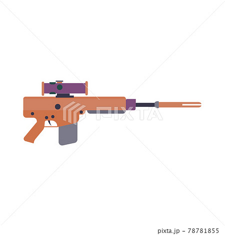 Weapon Rifle Gun Vector Military Army Handgun のイラスト素材