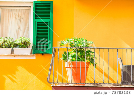 Typical houses in small town in Liguria Typical houses in small town in Liguria 78782138