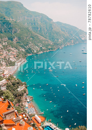 Beautiful coastal towns of Italy - scenic Positano in Amalfi coast 78782610