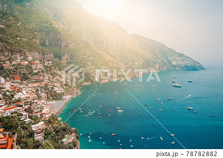Beautiful coastal towns of Italy - scenic Positano in Amalfi coast Beautiful coastal towns of Italy - scenic Positano in Amalfi coast 78782882