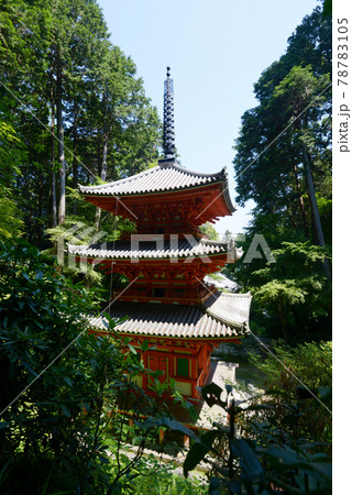 岩船寺　三重塔　京都府木津川市 78783105