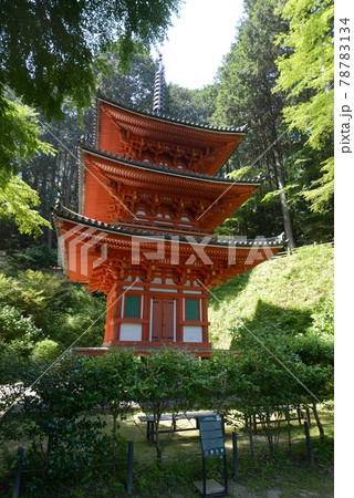 岩船寺 三重塔 京都府木津川市 岩船寺 三重塔 京都府木津川市 78783134
