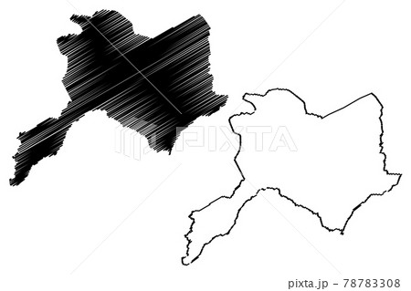 Cuvette Department (Departments of the Republic of the Congo, Congo-Brazzaville, Congo Republic,RotC) map vector illustration, scribble sketch Cuvette map Cuvette Department (Departments of the Republic of the Congo, Congo-Brazzaville, Congo Republic,RotC) map vector illustration, scribble sketch Cuvette map 78783308