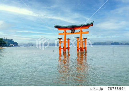 厳島神社の大鳥居 78783944