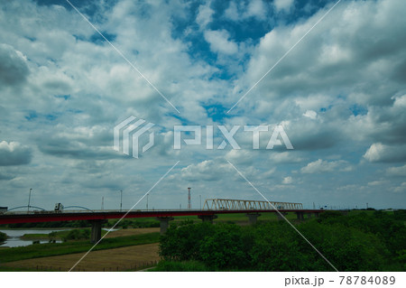 茨城県と埼玉県を繋ぐ三国橋 78784089