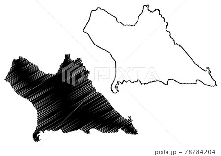 Khammouane Province (Lao People's Democratic Republic, Muang Lao, Provinces of Laos) map vector illustration, scribble sketch Khammouan map 78784204