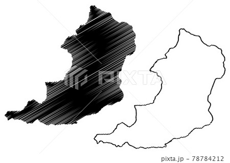Oudomxay Province (Lao People's Democratic Republic, Muang Lao, Provinces of Laos) map vector illustration, scribble sketch Oudomxai or Moung Xa map 78784212