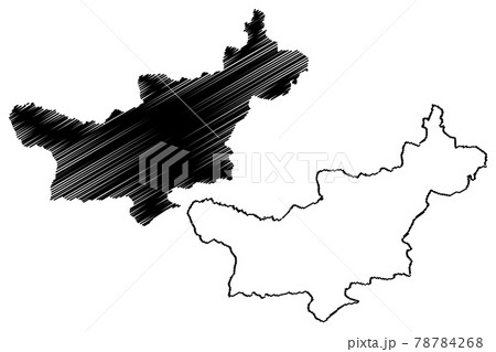 Salavan Province (Lao People's Democratic Republic, Muang Lao, Provinces of Laos) map vector illustration, scribble sketch Saravane map 78784268