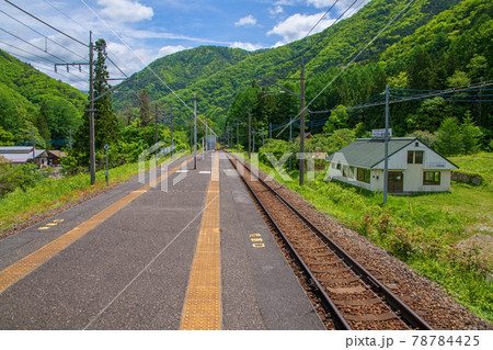 中三依温泉駅 会津鬼怒川線 ローカル駅 中三依温泉駅 会津鬼怒川線 ローカル駅 78784425
