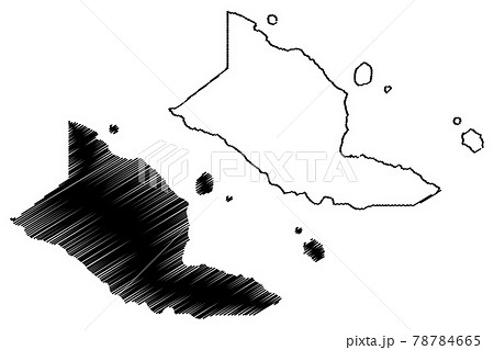 Madang Province (Independent State of Papua New Guinea, PNG, Provinces of Papua New Guinea) map vector illustration, scribble sketch Madang map.... 78784665