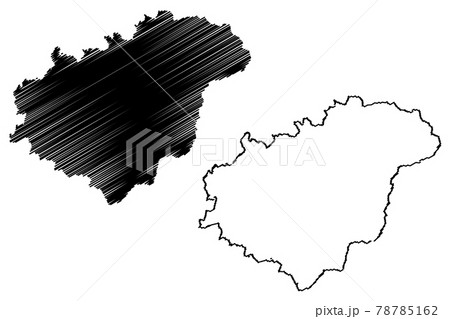 Zlin Region (Bohemian lands, Czechia, Regions of the Czech Republic) map vector illustration, scribble sketch Zlin map Zlin Region (Bohemian lands, Czechia, Regions of the Czech Republic) map vector illustration, scribble sketch Zlin map 78785162