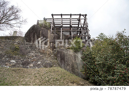 苗木城跡　天守展望台 78787479