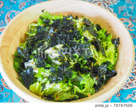レタスのチョレギサラダ 78787606