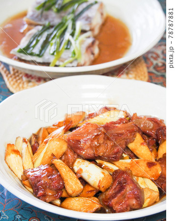 マコモダケと軟骨のとろとろ煮込み 78787881