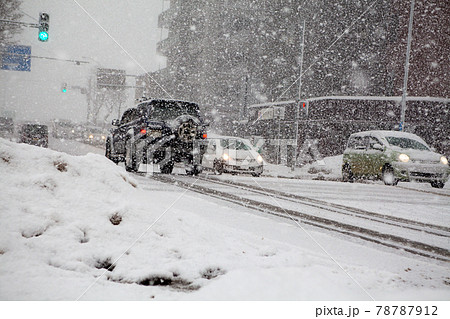 大雪の北海道 大雪の北海道 78787912