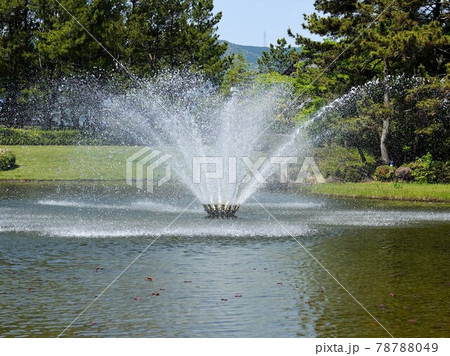 公園の噴水イメージ風景 公園の噴水イメージ風景 78788049