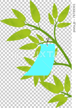 短冊　七葉 短冊 七葉 七夕飾り ワンタッチ短冊 装飾 500枚入 | ササガワ