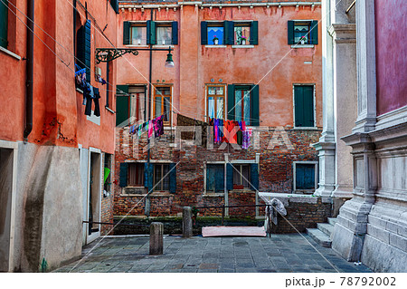 Old colorful houses in Venice, Italy. Old colorful houses in Venice, Italy. 78792002
