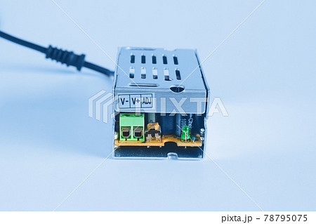 DC power supply for converters and industrial equipment on white. 78795075