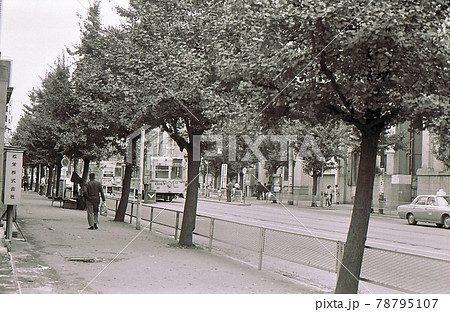 昭和45年 横浜市電13系統　本町4丁目　横浜市　神奈川県 78795107