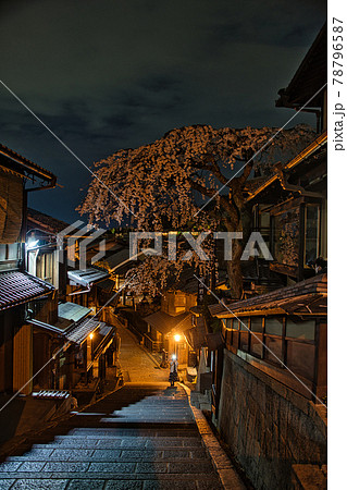 産寧坂（三年坂）のしだれ桜2021春 78796587