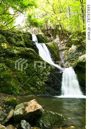 東京都奥多摩 海沢渓谷 三ツ釜の滝 東京都奥多摩 海沢渓谷 三ツ釜の滝 78797895