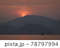西ノ湖夕景　滋賀県近江八幡市 78797994